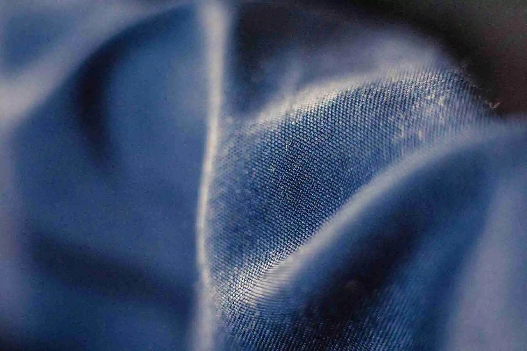 Dettaglio texture di tessuto plastificato impermeabile